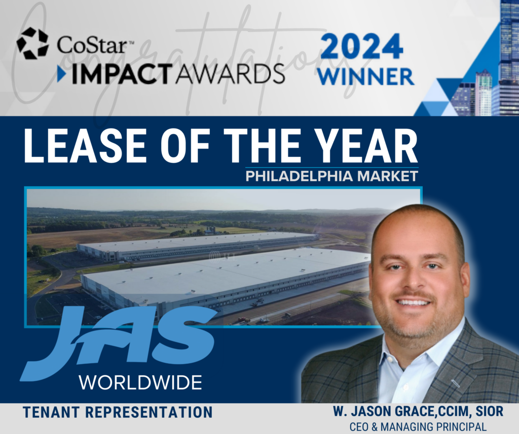 JAS Worldwide Named 2024 Lease of the Year Landmark CR